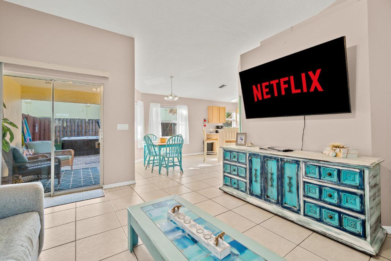 Sunset Serenity - 3Br Beach Townhome With Outdoor Patio - New Hot Tub, Steps To Ocean Fun! Melbourne Exteriér fotografie